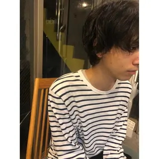 メンズ 🌈圧倒的デザイン パーマ　関和希のヘアスタイル