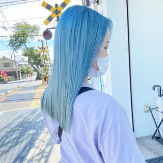 ミディアム メンズ カラー キッズ corazon ブリーチのヘアスタイル