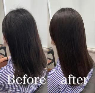 セミロング 【酸性ストレート】 宮下和明のヘアスタイル