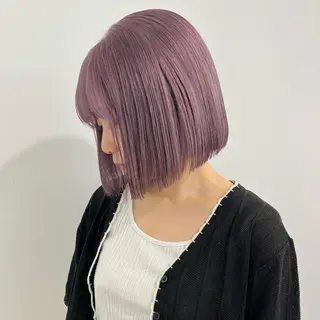 ミディアム カラー 🥃ベージュ/ ボブ🥃Yujiroのヘアスタイル