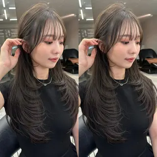ロング Hiroki 韓国ヘア🇰🇷のヘアスタイル