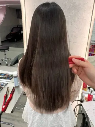 ロング 髪質改善 山口蒼太のヘアスタイル