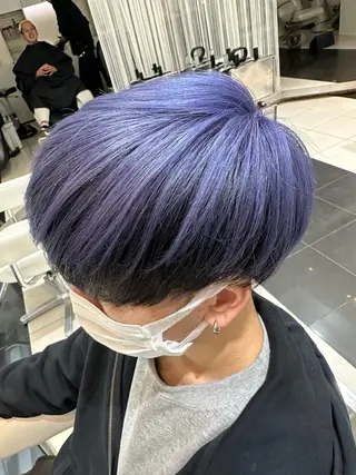 ショート カラー メンズ 髪質改善/ 村上廉汰のヘアスタイル