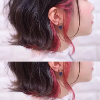 ショート カラー ハイトーンカラー RYUのヘアスタイル