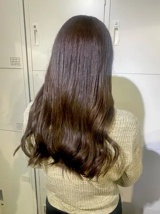 ロング カラー ブリーチカラーと、髪 質改善。HARUKAのヘアスタイル