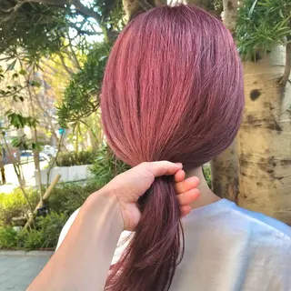 ロング カラー 松田 卓也のヘアスタイル
