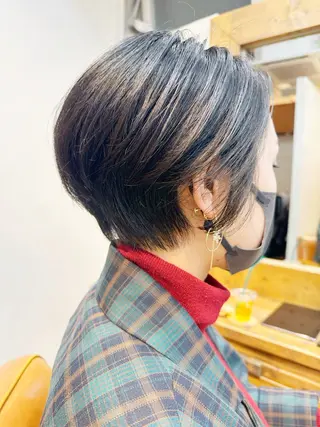 ショート newline銀座所属・銀座ショート/ 大人ショート/金子涼のヘアスタイル