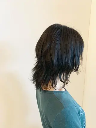 ミディアム 中島 直哉のヘアスタイル