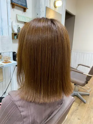 ミディアム ~tie.  kurasiki hair salon所属・郷原 奈々のヘアスタイル