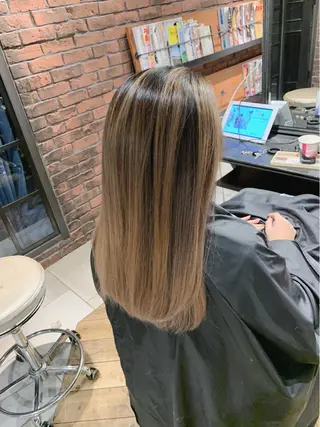 ロング 田中 聖也のヘアスタイル