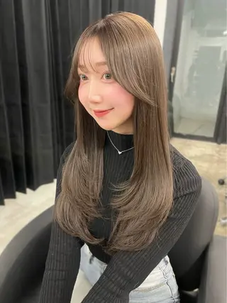 ロング ショート/レイヤー カット/ミサキ💐のヘアスタイル