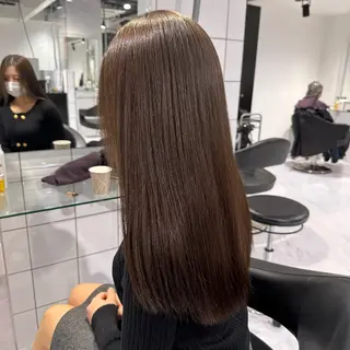 セミロング カラー ヘアアレンジ 透明感ラベンダー💗 SHOのヘアスタイル