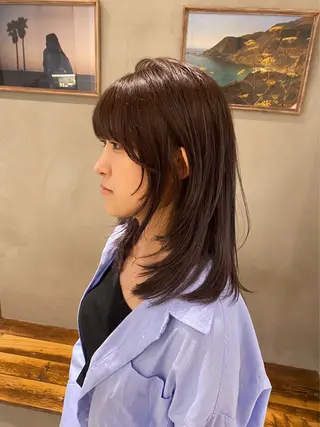 ロング カラー 天神/韓国レイヤー /髪質改善/ココロのヘアスタイル