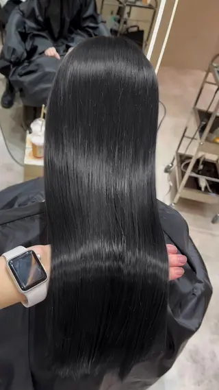 セミロング 韓国ヘア/ベージュ カラー/髪質改善/涼のヘアスタイル