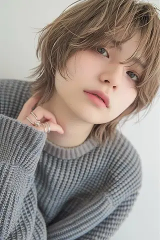 ショート カラー lana hair 新宿/髪質改善/韓国のヘアスタイル