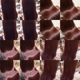 カラー 艶カラー🩵中久保 舞優🩵のヘアスタイル