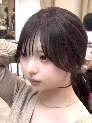 ミディアム 縮毛矯正特化/ 髪質改善/みゅー🍒のヘアスタイル