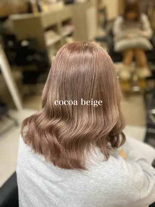 ミディアム カラー 「似合わせ/髪質改善 《ワタル》」のヘアスタイル