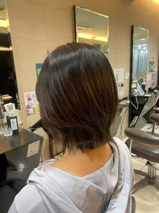 ミディアム ボブカットモデル 募集中りこ💎のヘアスタイル
