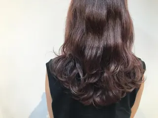 セミロング カラー ヒロミ/アレンジ/ アンニュイ/透け感のヘアスタイル