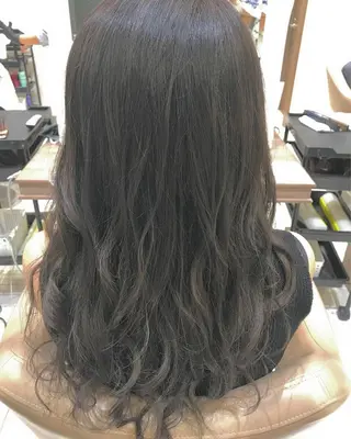 ロング カラー 韓国ヘア/耳ツボジュ エリー♡ayumuのヘアスタイル