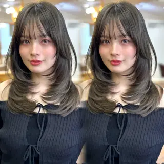 ロング カラー 似合わせレイヤー 🇰🇷荒木洋文のヘアスタイル