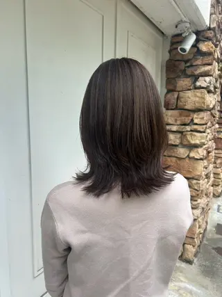 ミディアム レイヤーカット/髪質 改善✨/藤田侑花のヘアスタイル