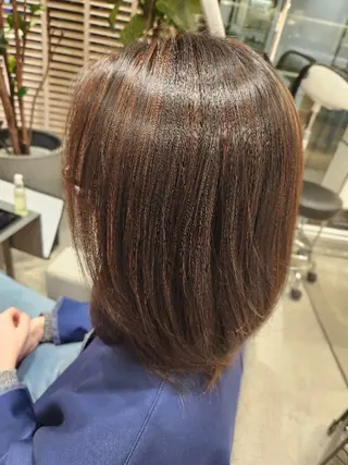 カラー ミディアム stair:case所属・💜艶髪カラー💜 🎶富川美希🎶のヘアスタイル