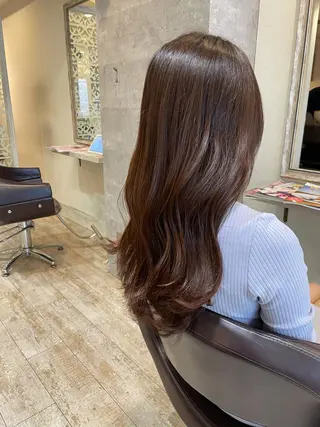 ロング カラー Agu hair verse所属・小顔/似合わせカット 杉山莉菜のヘアスタイル