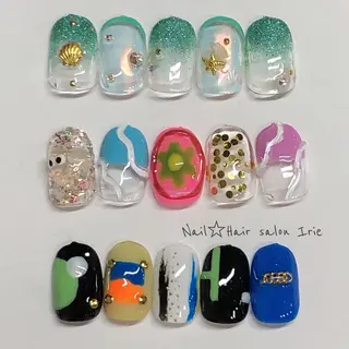 ネイル Hair salon Irie所属・與儀 知佳のネイルデザイン
