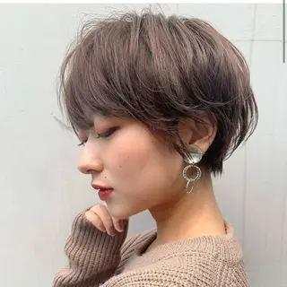 ショート 🌈韓国ボブミディ 表参道sandノスケのヘアスタイル