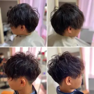 パーマ メンズ ゴトウ エイイチのヘアスタイル