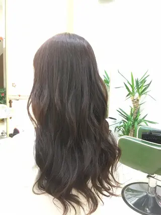 セミロング カラー kahuli  hair Ulu 「カーフリヘアウル」所属・鎗田 健のヘアスタイル