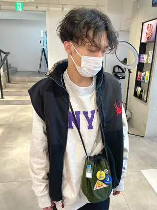 ショート メンズ 🇰🇷カルマパーマ kaito🇰🇷のヘアスタイル