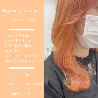 ミディアム カラー カラー指名No.1 土井新治❄️のヘアスタイル