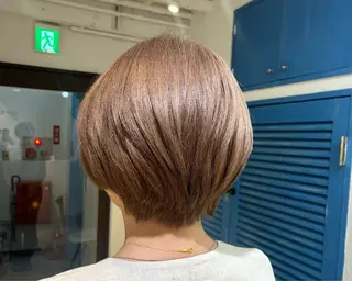 ショート カラー ❤️ブリーチ暖色カ ラー❤️NAOのヘアスタイル