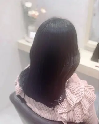 ミディアム カラー suzuka/透明感 カラー 美髪縮毛矯正のヘアスタイル