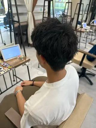 ショート メンズ 髪質改善AUSTIN登戸所属・野村 一花 / 暖色 カラー / Wカラーのヘアスタイル