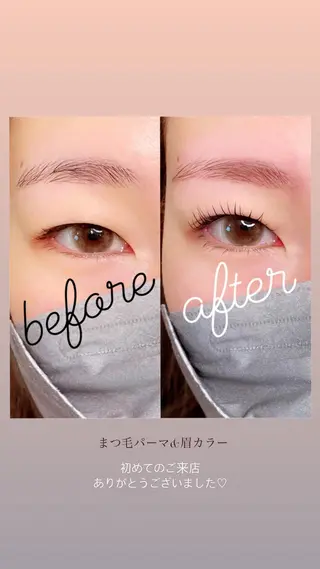 マツエク・マツパ アイブロウ Chante Lily所属・森崎 麗のマツエク・マツパデザイン