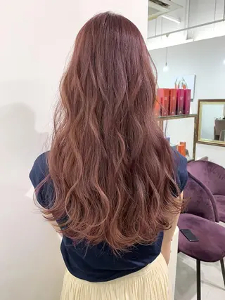 ロング 👑圧倒的カラー👑 佐々木祐希のヘアスタイル