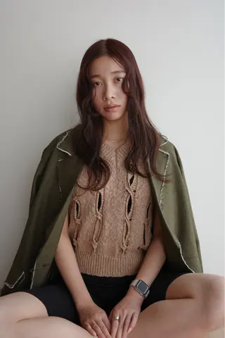 ロング カラー Tamoto Arumuのヘアスタイル