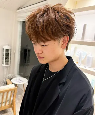 パーマ メンズ Cashe’e MAENOHETA所属・宇陀 誠のヘアスタイル