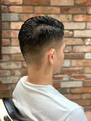 ショート メンズ HIROGINZAプレミアムバーバー赤坂店所属・田中 千恩のヘアスタイル