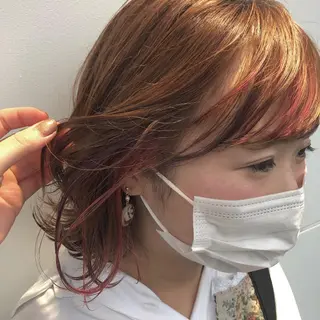 ショート カラー カトウ ユウカのヘアスタイル