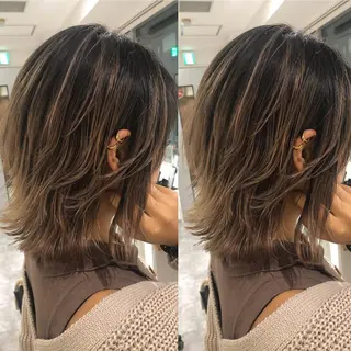 ショート カラー JILBLAN京都 ショート/ハイライトのヘアスタイル