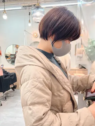 ショート カラー カット特化柏駅 徒歩3分LOUのヘアスタイル