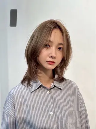 ミディアム 💎メンズカット/ 透明感　吉田拓海💎のヘアスタイル