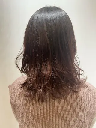 ミディアム カラー 🐺ウルフ/レイヤー 似合わせ‎🤍沙羅のヘアスタイル