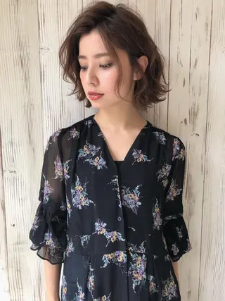 ミディアム カラー ルービック 奈良のヘアスタイル