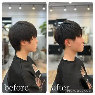 メンズ Aguhair milo森山知幸のヘアスタイル